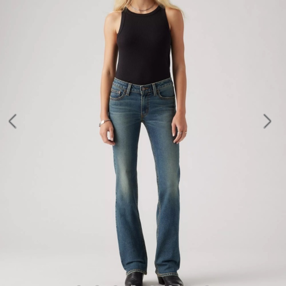 Levi’s Superlow Bootcut Jeans Size 30 X 32 Women’s Dark Wash